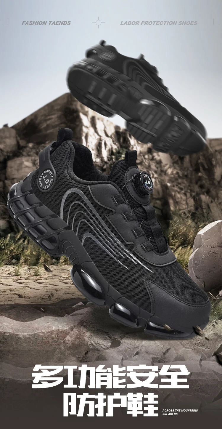 Bottes tactiques militaires pour hommes, bottes militaires à fermeture éclair latérale, bottines antidérapantes, chaussures de sécurité pour le travail, chaussures de randonnée