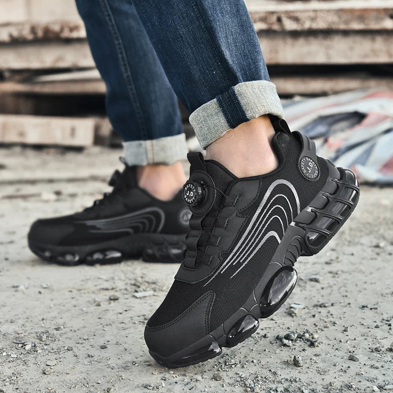 Bottes tactiques militaires pour hommes, bottes militaires à fermeture éclair latérale, bottines antidérapantes, chaussures de sécurité pour le travail, chaussures de randonnée