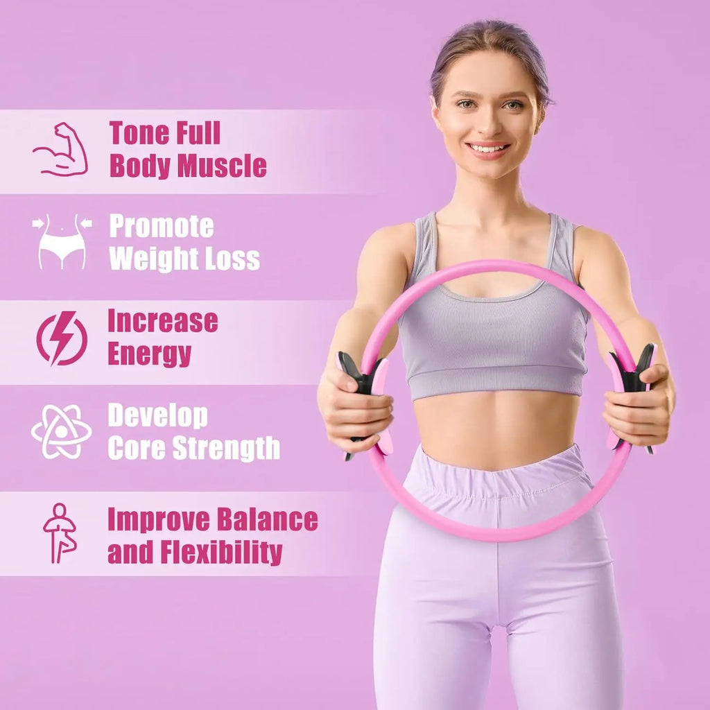 Anneau Pilates, cercle magique de Fitness pour tonifier les cuisses, Abs et jambes, entraînement de résistance, Sport corporel, Fitness, Yoga