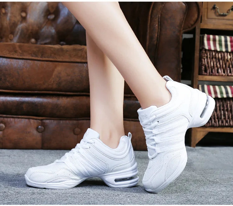 Chaussures de danse pour femmes semelle souple femme souffle Jazz Hip Hop chaussures baskets de sport dames fille moderne Jazz chaussures de danse pour hommes