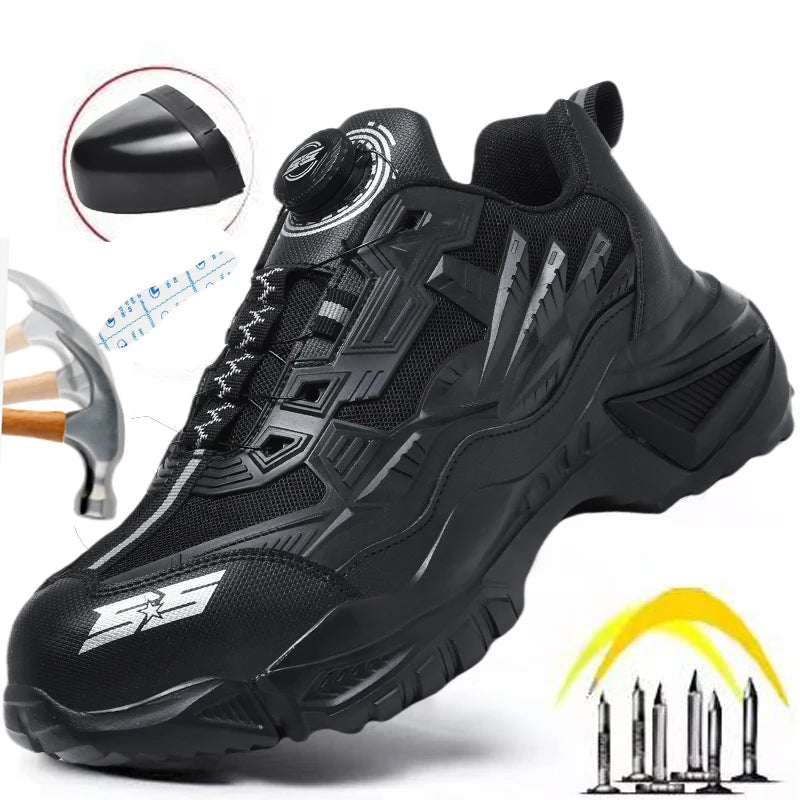 Bottes tactiques militaires pour hommes, bottes militaires à fermeture éclair latérale, bottines antidérapantes, chaussures de sécurité pour le travail, chaussures de randonnée