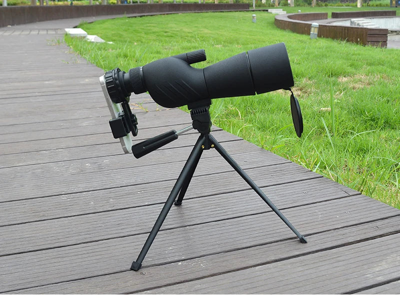 25-75x60 HD longue-vue puissant monoculaire Zoom télescope prisme étanche pour l'observation des oiseaux cible tir Camping