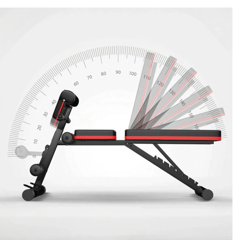 Banc d'haltères pliable et pliable, banc de musculation multifonctionnel pour entraînement complet, Machine de Fitness, salle de sport à domicile