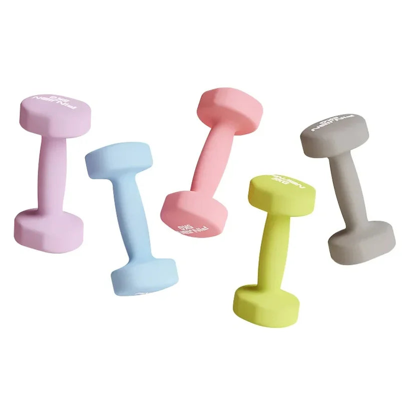 Haltère en néoprène pour femmes, 2 pièces, 0.5kg, équipement de Fitness, entraînement musculaire des bras, musculation pour femmes, équipement de Fitness