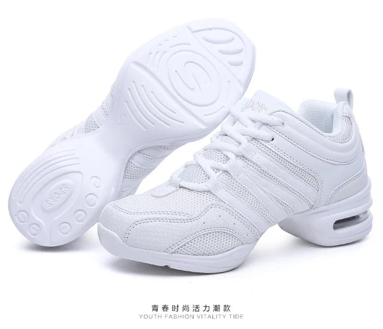 Chaussures de danse pour femmes semelle souple femme souffle Jazz Hip Hop chaussures baskets de sport dames fille moderne Jazz chaussures de danse pour hommes