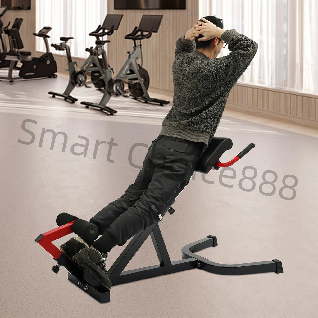 Banc d'extension arrière de chaise romaine, exercice Abdominal, Extension de taille, Machine d'entraînement des fesses, banc de gymnastique assis