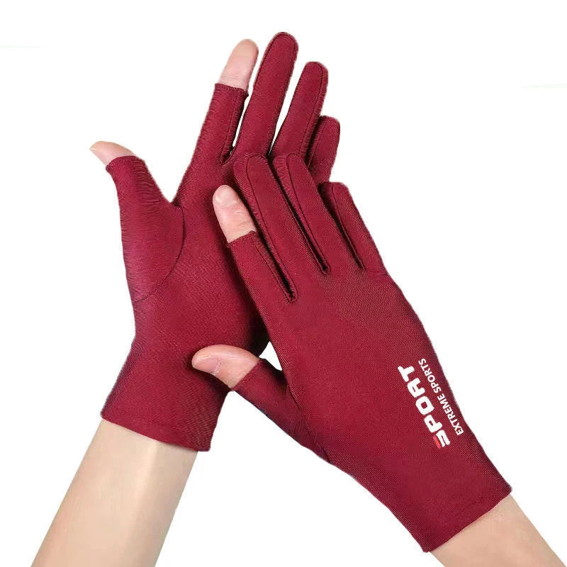 1 paire Anti-UV hommes femmes gants de pêche crème solaire antidérapant printemps respirant cyclisme Sport gants pêche