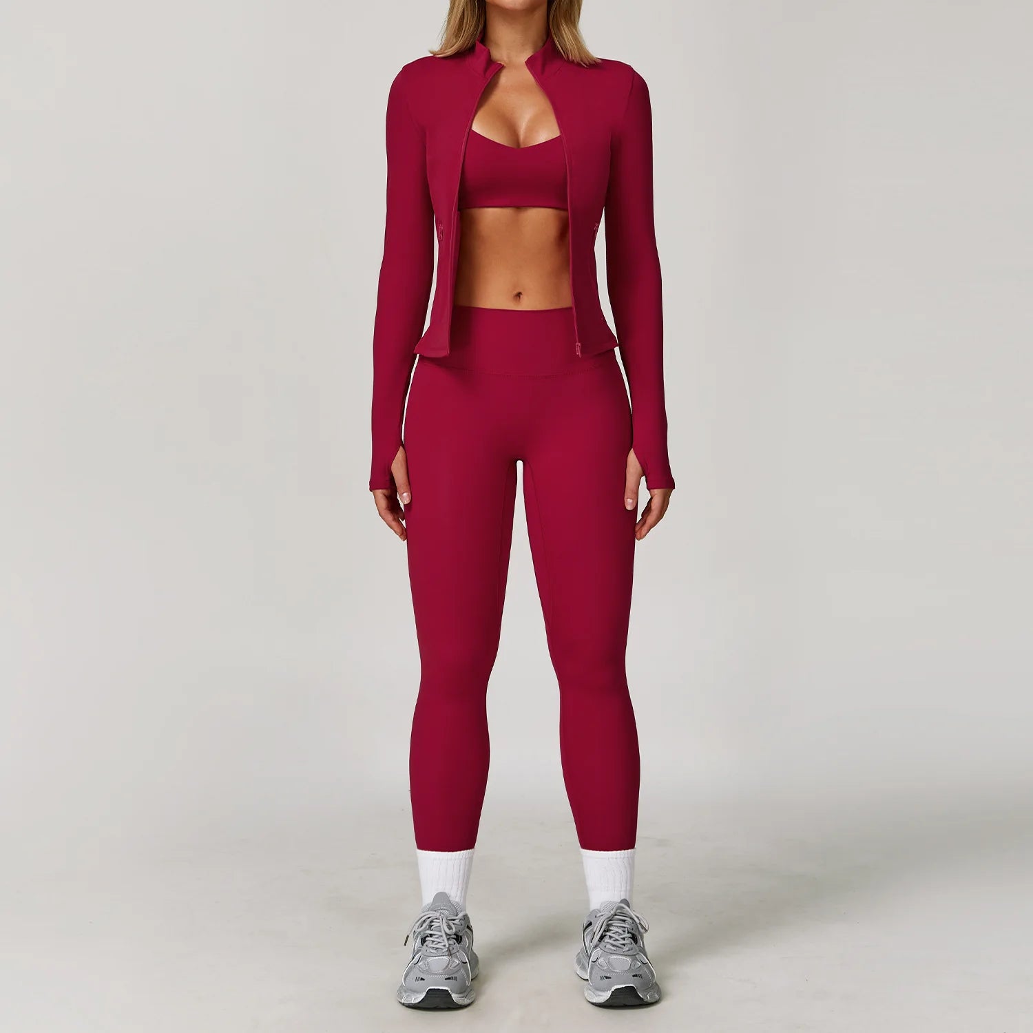 2/3 pièces vêtements de sport ensemble de Yoga sans couture vêtements de sport vêtements de sport costumes de Yoga pour femmes ensemble de Fitness survêtements soutien-gorge de sport Leggings de gymnastique
