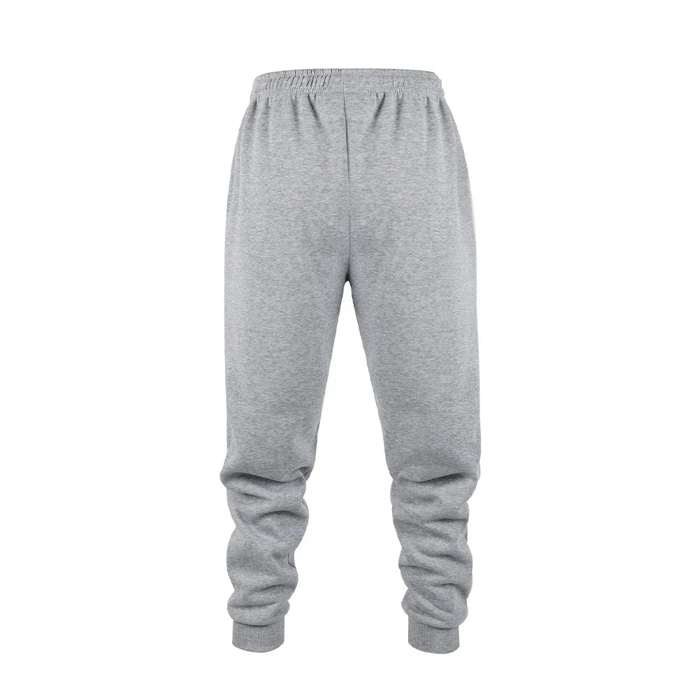 Pantalons de Jogging décontractés pour hommes, pantalons de survêtement en polaire pour un entraînement doux et confortable, automne et hiver