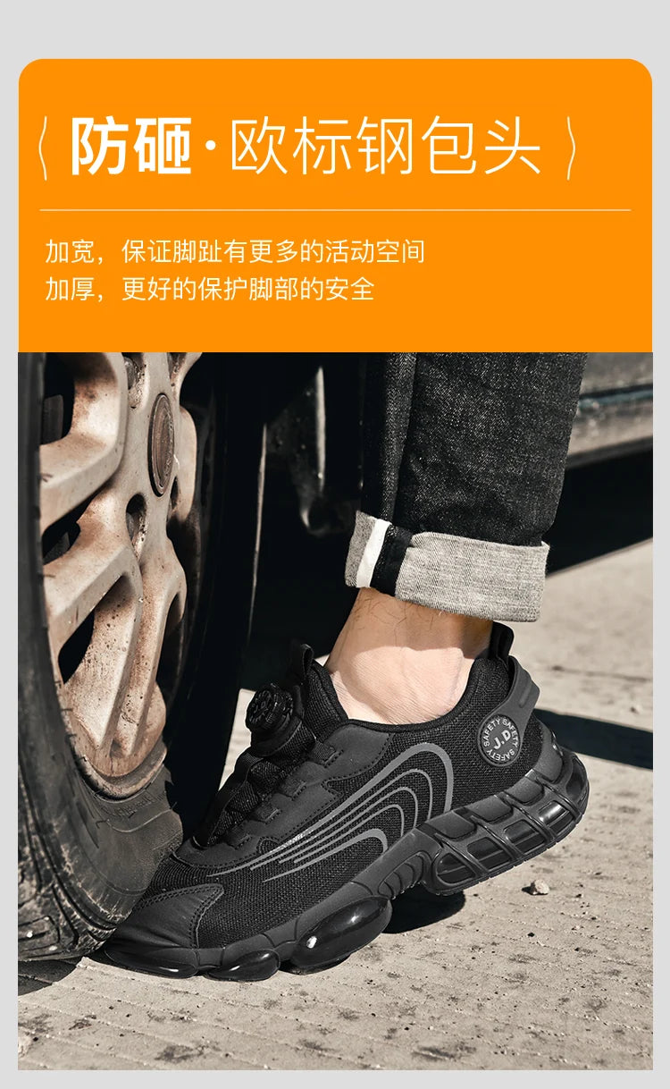 Bottes tactiques militaires pour hommes, bottes militaires à fermeture éclair latérale, bottines antidérapantes, chaussures de sécurité pour le travail, chaussures de randonnée