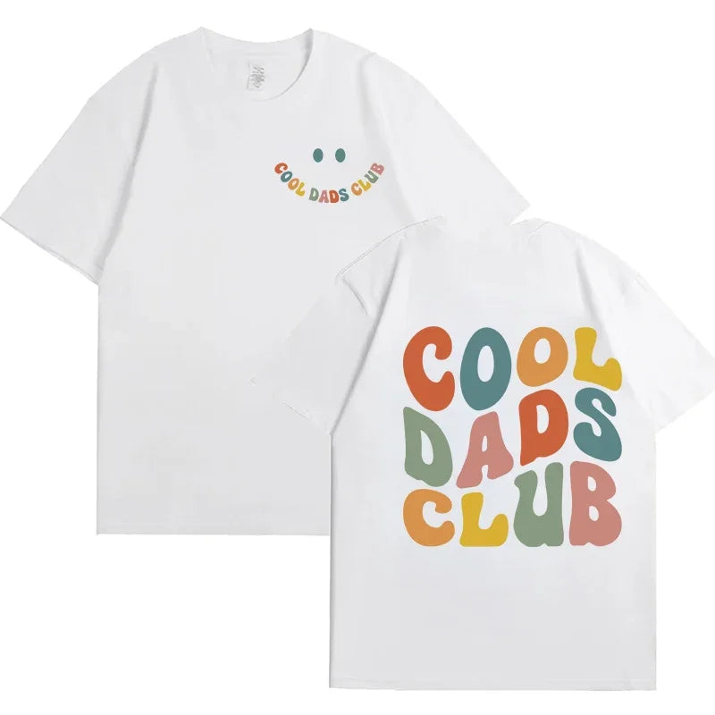 Cool papa Clun chemise pour hommes vêtements papas anniversaire T-shirts avant arrière impression T-shirts pour grand-père mari T-shirts Homme