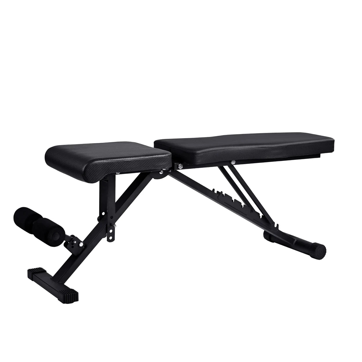 Banc de musculation noir réglable pliable abdominal multifonctionnel gymnase entraînement à domicile