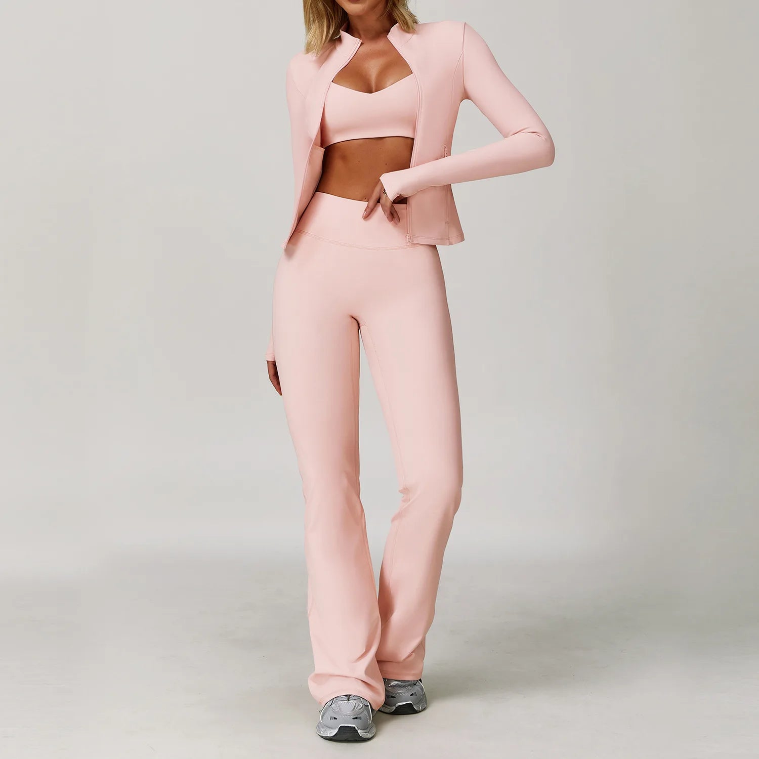 2/3 pièces vêtements de sport ensemble de Yoga sans couture vêtements de sport vêtements de sport costumes de Yoga pour femmes ensemble de Fitness survêtements soutien-gorge de sport Leggings de gymnastique