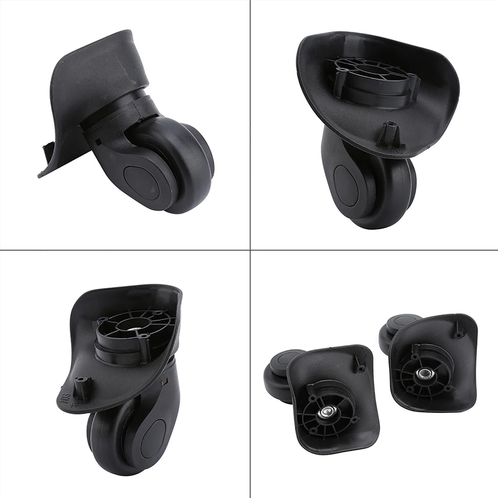 2 pièces valise pivotante bagages roues de remplacement pour étui de voyage