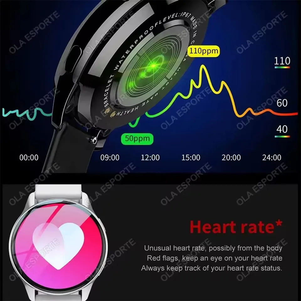 2025 nouvelles femmes SmartWatch Bluetooth appel dame montres Sport étanche fréquence cardiaque sommeil montre intelligente pour les femmes présent cadeau