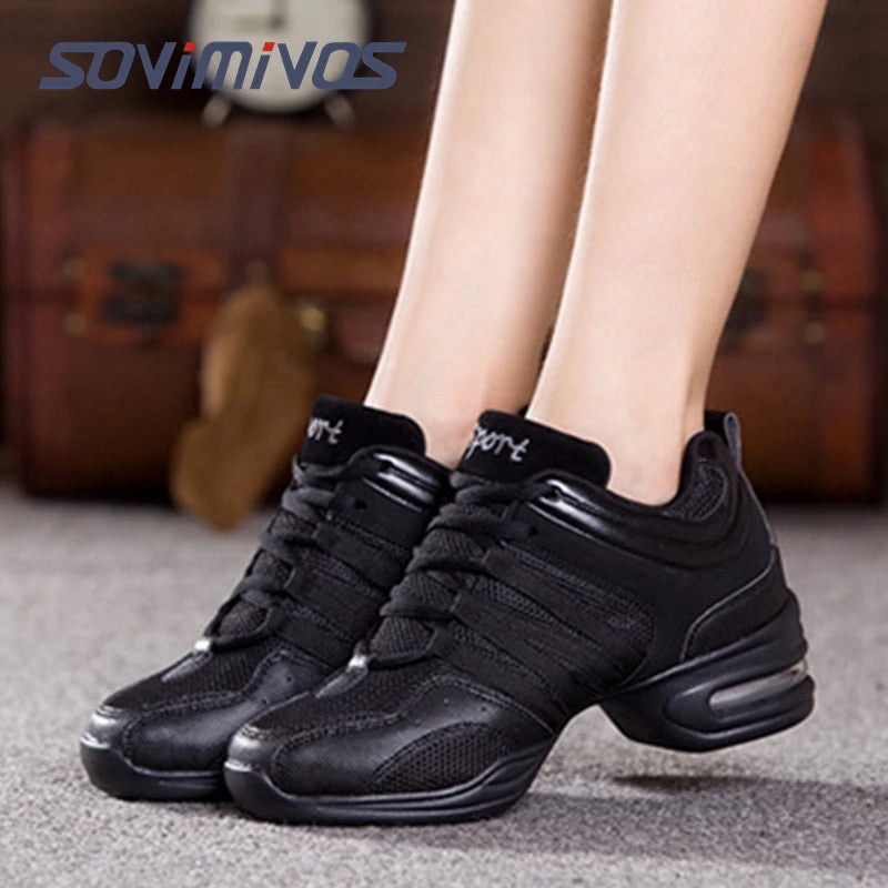 Chaussures de danse pour femmes semelle souple femme souffle Jazz Hip Hop chaussures baskets de sport dames fille moderne Jazz chaussures de danse pour hommes