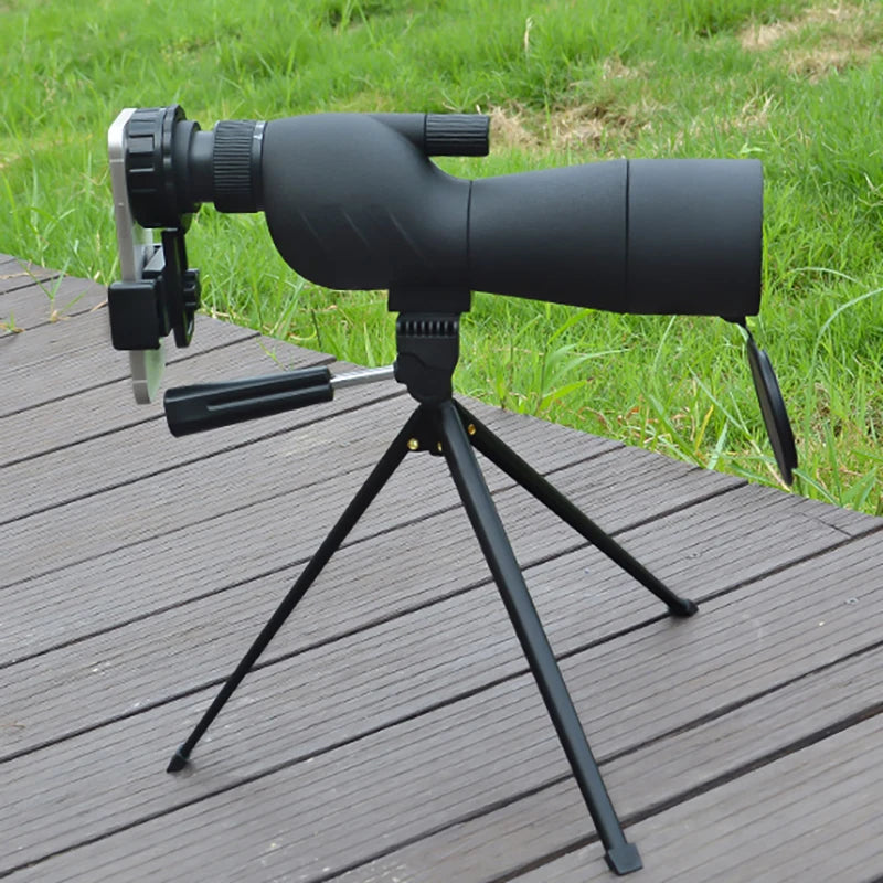 25-75x60 HD longue-vue puissant monoculaire Zoom télescope prisme étanche pour l'observation des oiseaux cible tir Camping