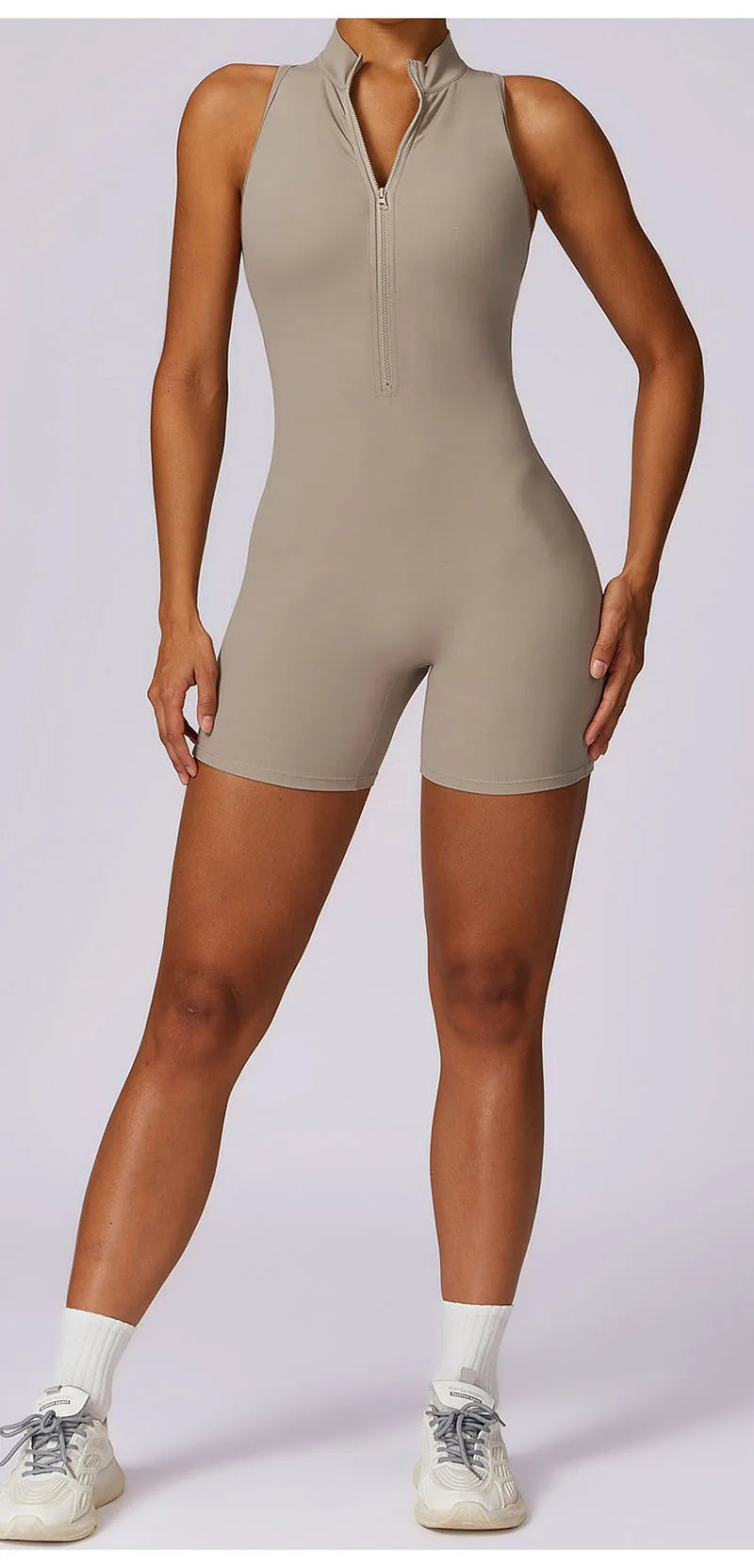 Cloud Hide – combinaison une pièce avec fermeture éclair sur le devant, body de sport pour femmes, salopette d'entraînement, vêtements de sport, Fitness, Yoga