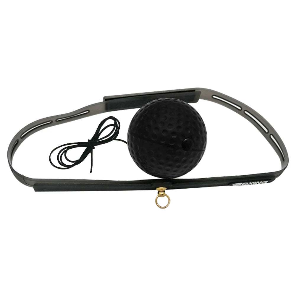 Balle de frappe de vitesse réflexe de boxe, balles en caoutchouc pour l'entraînement de réaction d'agilité avec bandeau anti-transpiration, équipements de Fitness, accessoires