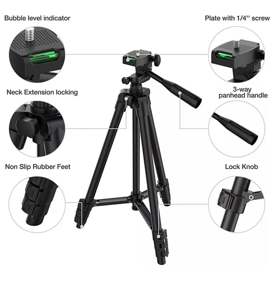 26cm Photo Ringlight Led Selfie anneau lumière téléphone télécommande lampe photographie éclairage avec trépied support Youtube vidéo