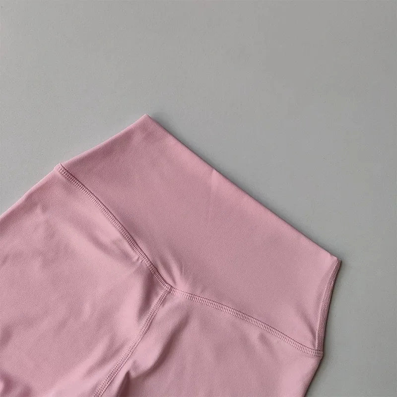 Short de Yoga taille haute pour femmes, pantalon de levage de pêche pour entraînement de course, Fitness