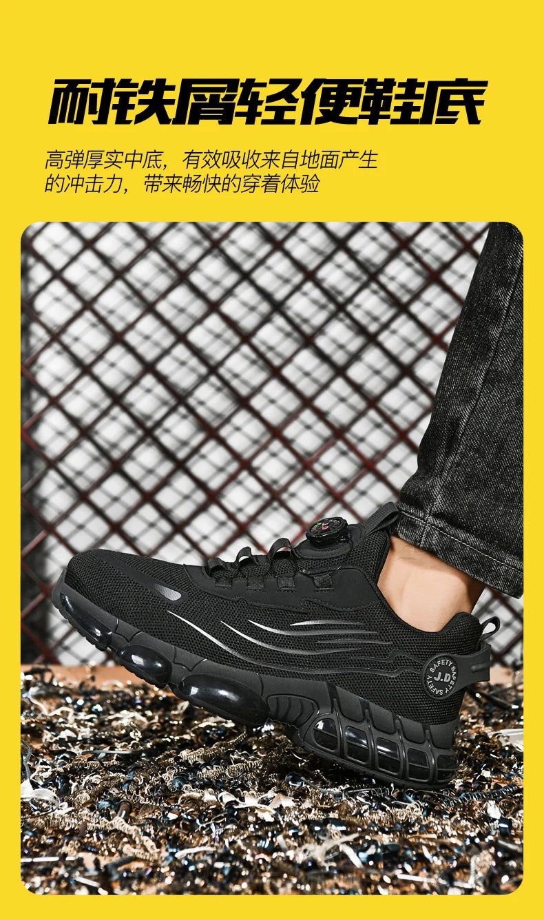 Bottes tactiques militaires pour hommes, bottes militaires à fermeture éclair latérale, bottines antidérapantes, chaussures de sécurité pour le travail, chaussures de randonnée