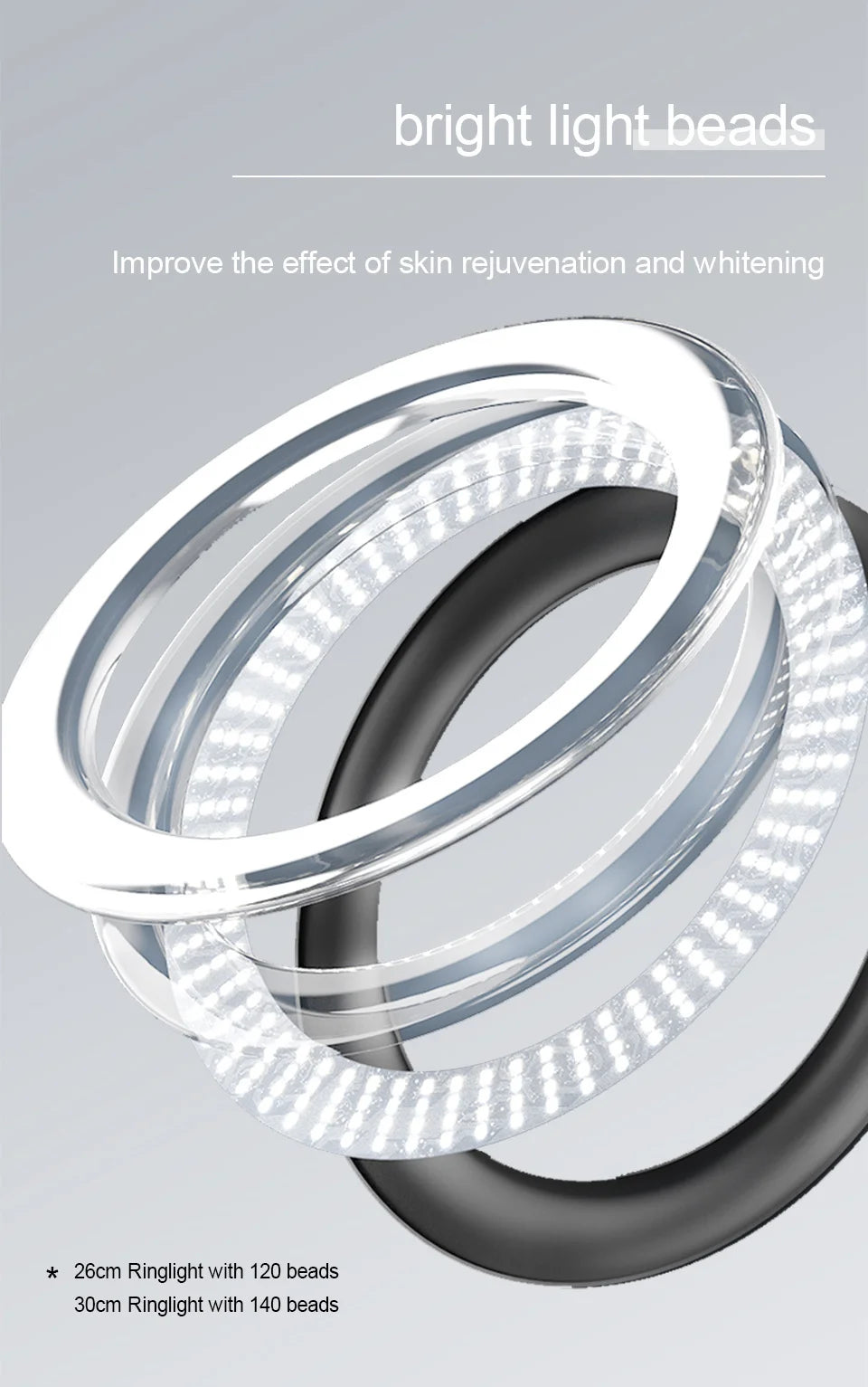 26cm Photo Ringlight Led Selfie anneau lumière téléphone télécommande lampe photographie éclairage avec trépied support Youtube vidéo