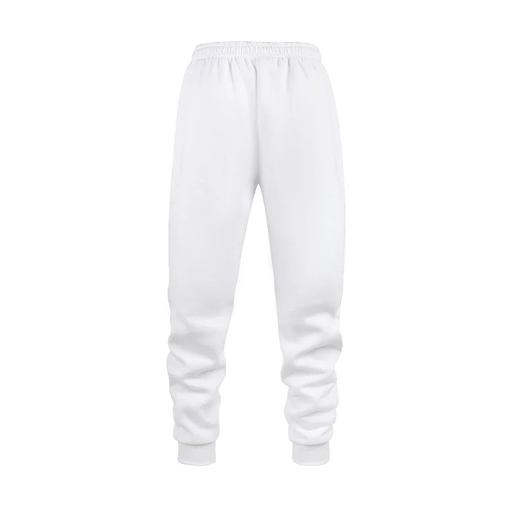 Pantalons de Jogging décontractés pour hommes, pantalons de survêtement en polaire pour un entraînement doux et confortable, automne et hiver