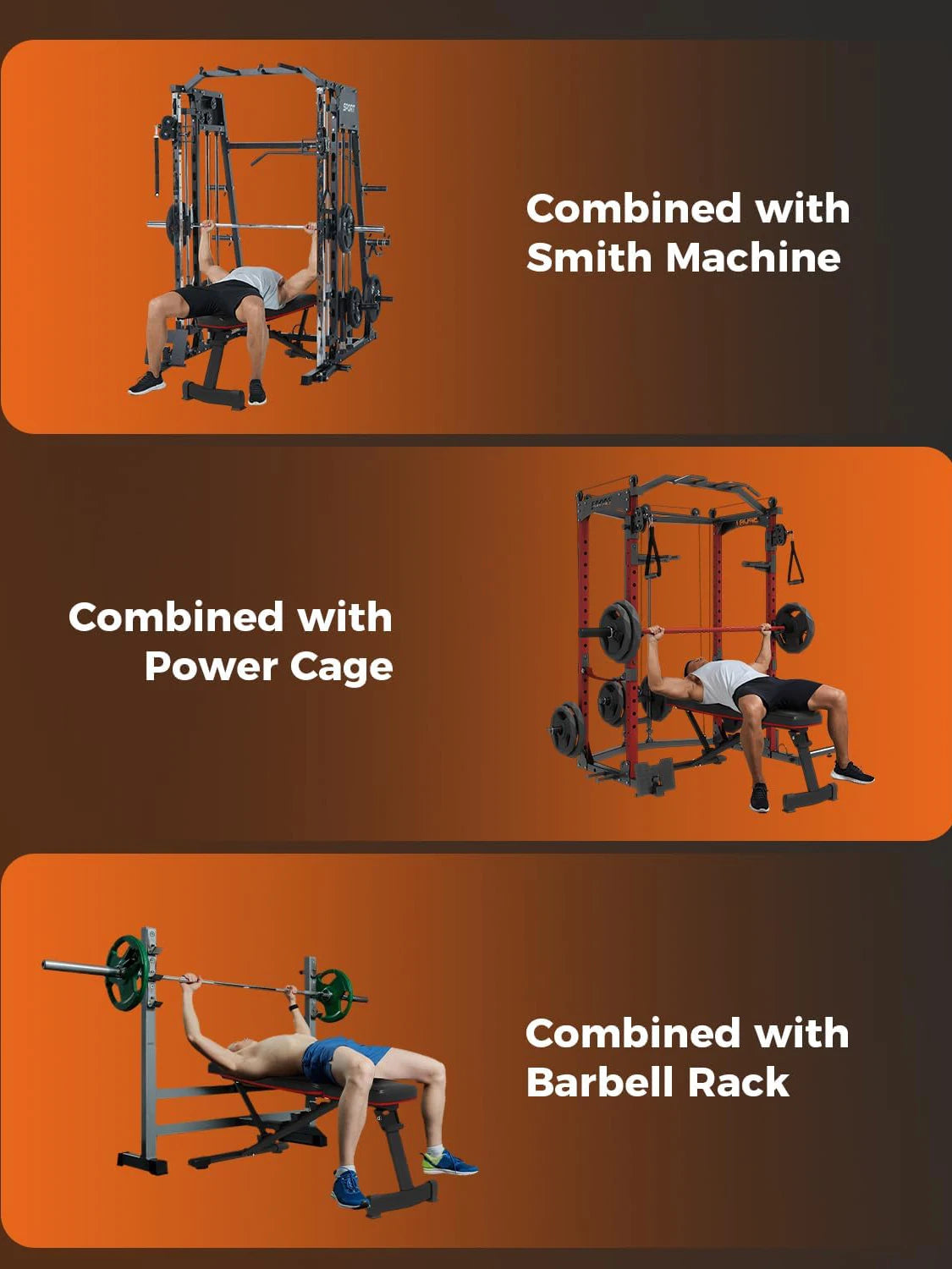 Banc de musculation utilitaire pour entraînement complet du corps, banc d'entraînement incliné pliable avec 5 dossiers, entraînement de force à domicile pliable rapide