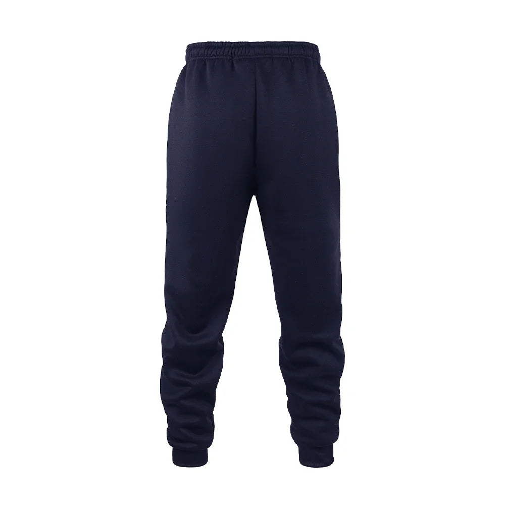 Pantalons de Jogging décontractés pour hommes, pantalons de survêtement en polaire pour un entraînement doux et confortable, automne et hiver