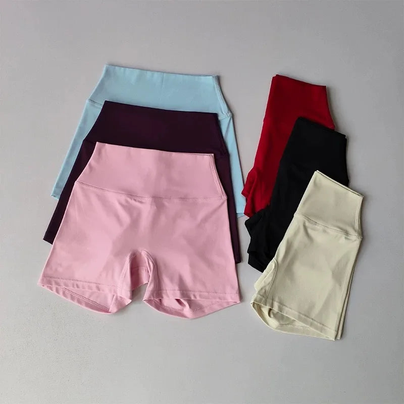 Short de Yoga taille haute pour femmes, pantalon de levage de pêche pour entraînement de course, Fitness