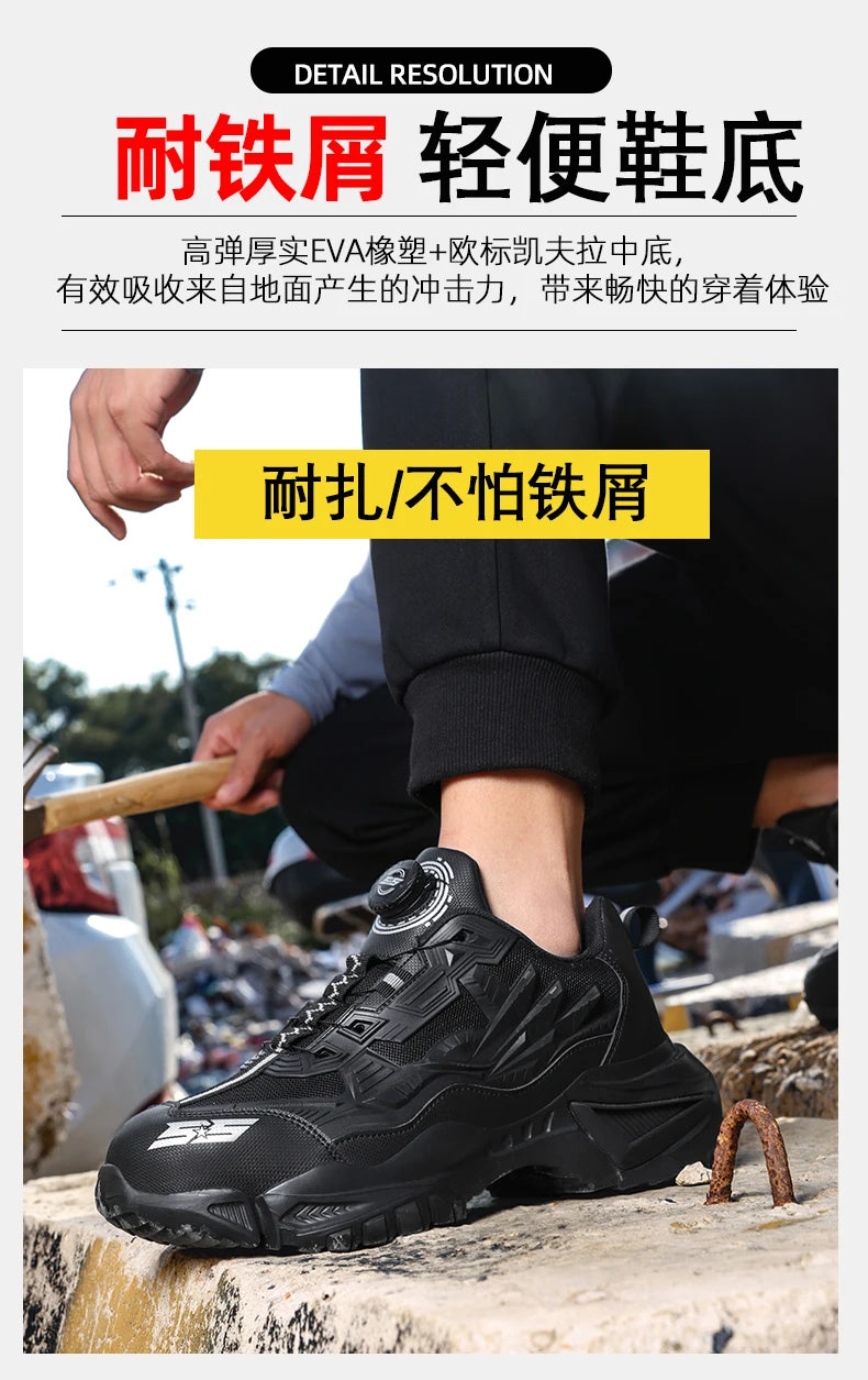 Bottes tactiques militaires pour hommes, bottes militaires à fermeture éclair latérale, bottines antidérapantes, chaussures de sécurité pour le travail, chaussures de randonnée